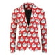 thumbnail image 2 of Chaqueta Blazer Navideña para Hombre Estampada de Dos Botones de Manga Larga de Talla Grande Trajes de Fiesta de Nochebuena Chaqueta Blazer Terno, 2 of 5