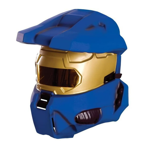 Ruby Slipper Sales Co., LLC (Rubies) Halo Blue Spartan Costume Half Mask Adult One Size Unisex