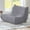 Light Gray, variant on Large Comfy Bean Bag Chairs for Adults, Memory Foam Bean Bag Sofa, Ergonomic Fireside Beanbags Lazy Sofa with High-Resilience Foam, Non-Slip Base for Living Room, Bedroom, Dorm, Office
