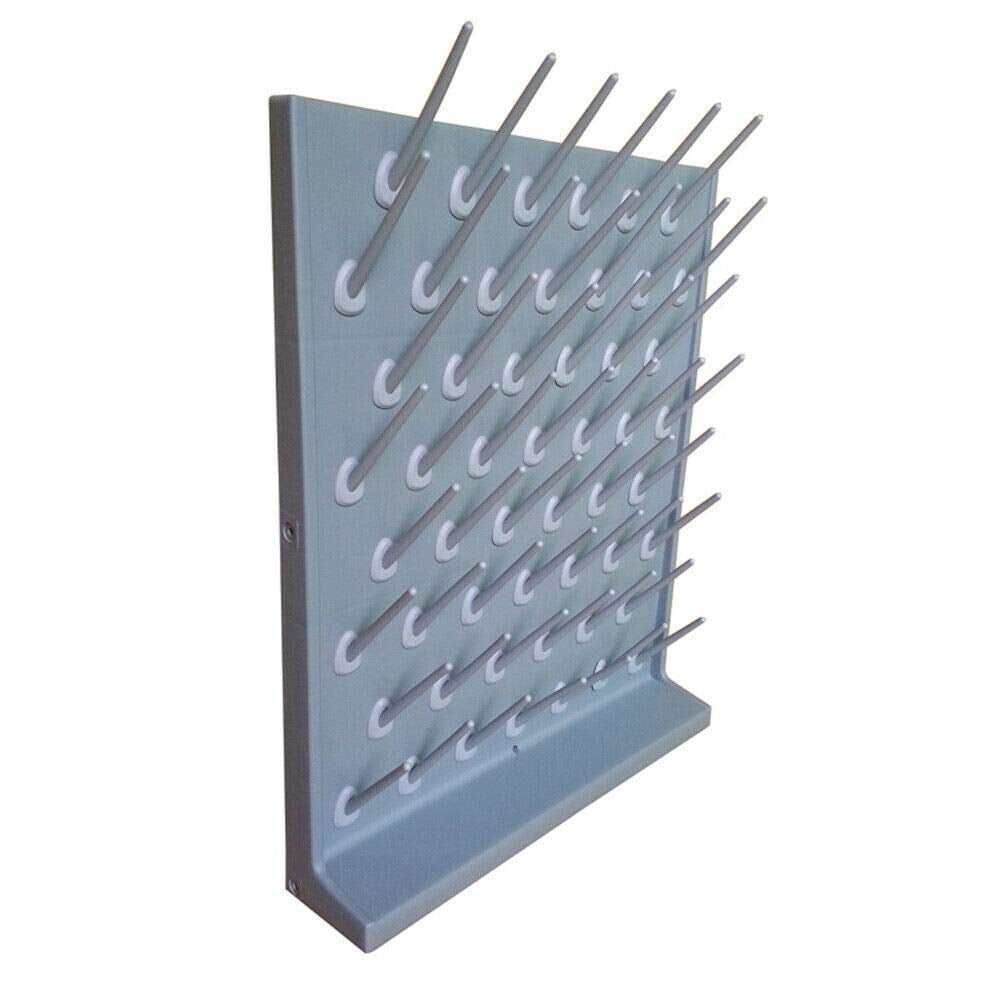TFCFL 2Pcs Laboratory Drying Rack 52Peg Drying Rack Wall Mount Durable