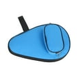 thumbnail image 4 of Funda de paleta de pingpong, bolsa de murciélago, bolsa de transporte de protección versátil, bolsa protectora, contenedor para deportes de interior, Azul, 4 of 8