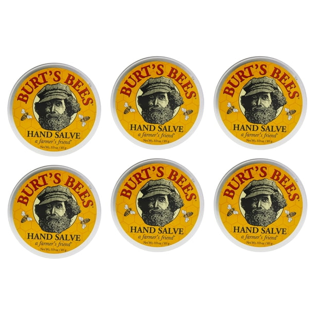 Ungüento para manos de Burts Bees para unisex, crema de 3 oz, paquete de 6 Burts Bees Burts Bees Crema 3 oz