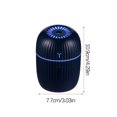 thumbnail image 4 of Toystoory Humidificador portátil reutilizable 200ML humidificador difusor hogar Oficina dormitorio dormitorio cuidado de la piel fabricante de niebla Humidificadores Azul oscuro Toystoory HA063913-04, 4 of 6