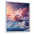 thumbnail image 2 of Designart "Celestial Beauty Muted Pink and Blue Sky III" Landscape & Nature Floater Framed Wall Art Print, 2 of 7