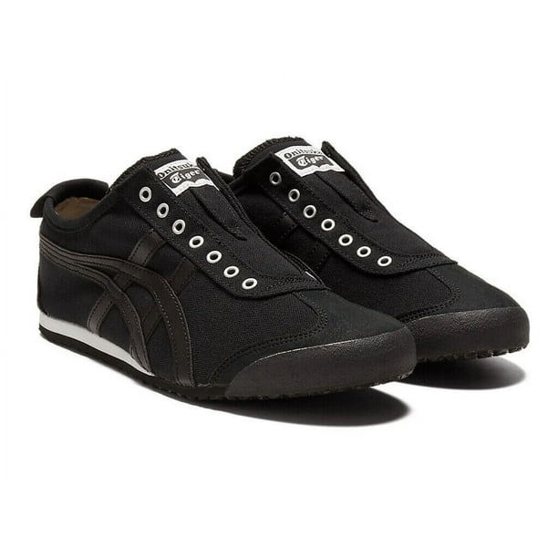 Onitsuka & Tiger MEXICO 66 SLIP-ON Sneakers Shoes D3K0Q Black canvas US4-11.5