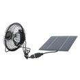 thumbnail image 4 of Ventilador con Panel Solar de 5W para refrigeración al aire libre, Kit de ventilador Solar USB para invernadero, gallinero, casa para perros, 4 of 5