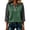 Mint Green#7065nn, variant on Hearthz Womens Polo Shirts 3/4 Sleeve Color Block Raglan Women's Button Down Shirts Summer Women's Polo Shirt