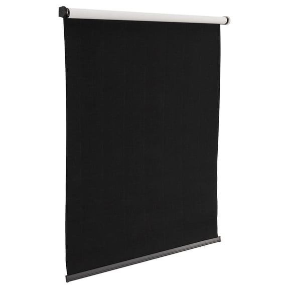 RV Blackout Shades | Slow Shades | Darkening Window Cover for RV and Blinds | Cordless | Woven Black (32" W x 32" H)