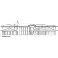 thumbnail image 2 of 015-913: Luxury Contemporary 3 Bed, 5 Bath Luxury Home Plan, 4532 Sq Ft: Full Blueprints with License to Build by Home Plan Marketplace - Lesuto, 2 of 7