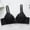 Black, variant on Mother's Plus Size Nursing Soft Comfort Fit Bra Seamless Wireless Bras No Underwire Comfortable Bralettes Push Up Bras