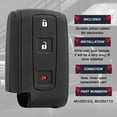 thumbnail image 4 of Key Fob Keyless Entry Remote Cover Protector for 2004-2009 Toyota Prius (MOZB21TG), 4 of 5