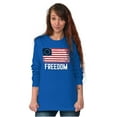 thumbnail image 3 of American Colonies Flag USA Freedom Plus Size Long Sleeve Graphic Tee Shirt Brisco Brands 2X, 3 of 6
