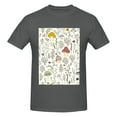 thumbnail image 4 of Bingfone Colorful Mushrooms And Plants Men'S Loose Fit Short-Sleeve Pocket T-Shirt, 4 of 7