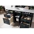 thumbnail image 2 of James Martin Furniture 650-V60S-BKO-2GLB Brittany 60 in. Single Vanity with 2 CM Galala Beige Marble Top, Black Onyx, 2 of 5