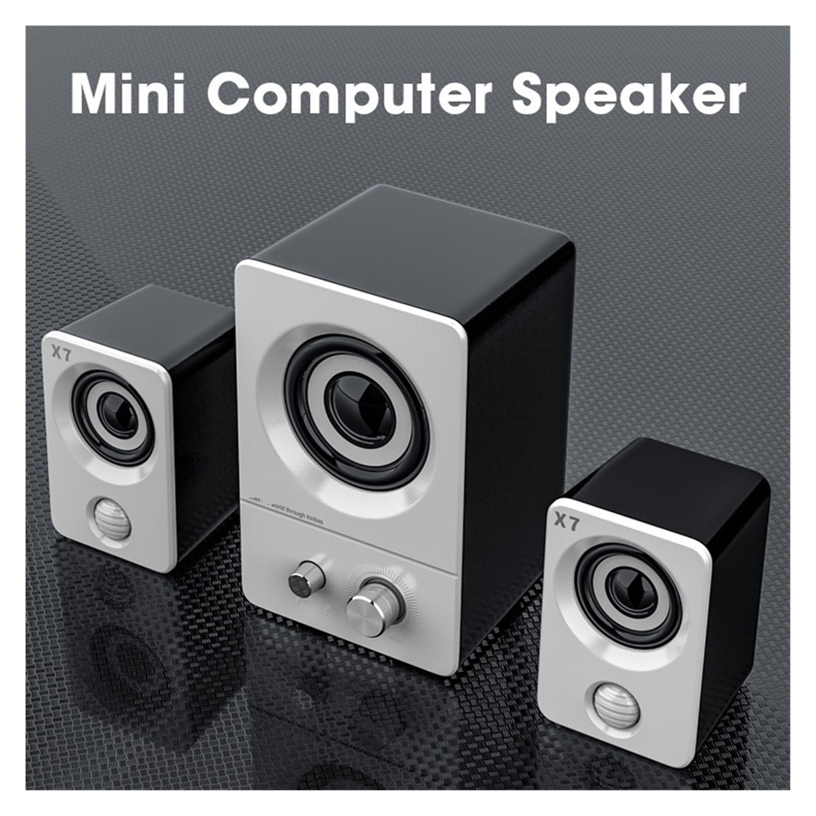 Bluetooth Computer Speakers 4D Stereo Bass Sound Speaker For PC Laptop Desktop Music Player Home Theater Subwoofer Loudspeakers ,Clear Distortion-Free