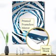 thumbnail image 3 of Designart "Reverie Under the Blue Moonlight Tree I" Tree Oversized Wall Mirror - Country Landscapes Bedroom Wall Mirror Large - Multiple Color Options, 3 of 6