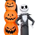 Nightmare Before Christmas Jack & Oogie Archway