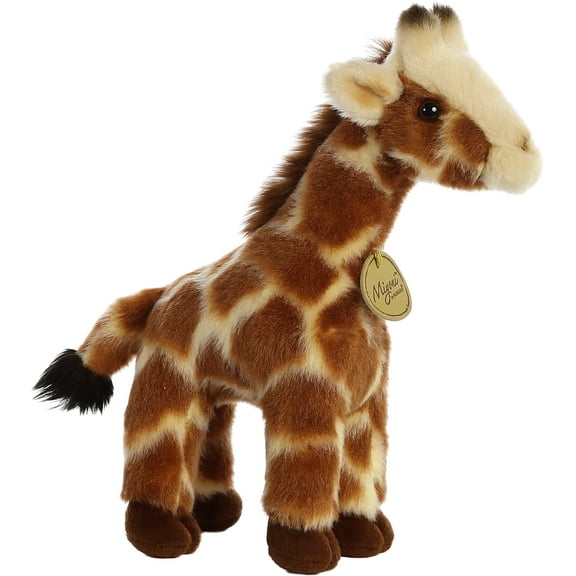 Aurora - Small Brown Miyoni - 9" Giraffe - Realistic Stuffed Animal