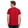 thumbnail image 4 of Gildan Big and Tall Men Short Sleeve T-Shirt, Red Sizes LT-3XLT | 100 Ultra Cotton Crew Neck Tall Tee, 4 of 5