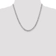 thumbnail image 2 of 14k White Gold 20 Inch 4.5mm Concave Anchor Chain Necklace Pendant Charm, 2 of 9