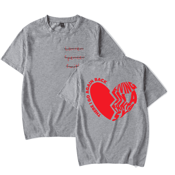 Lauren Spencer Smith T-shirt New Round Neck Short Sleeve Men And Women Summer Street Wear