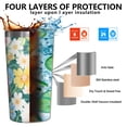 thumbnail image 3 of Pioneer Flower 10oz Tumblers Stainless Steel Tumbler with Lid and Straw,Vacuum Insulated Double Wall Travel Tumbler Cups with Cleaning Brush for Coffee, Tea, 3 of 4