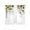 Yellow, variant on Sunflower Sheer Curtains 72 Inch Length 2 Panels Set Window Treatments, Yellow Floral Eucalyptus Leaves Watercolor Rod Pocket Semi Curtains for Living Room/Bedroom/Kitchen Décor, 104"W x 72"L