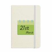 International Day Elination Racial Discrination Notebook Official Fabric Hard Cover Classic Journal Diary