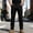 Black_1, variant on Viadha Cargo Pants for Men Men's Outdoor Solid Color Pocket Slim Pants Full Length Pants