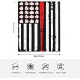 thumbnail image 2 of Baseball Flag Soft Throw Blanket Flannel Fleece Blankets Warm Cozy Lightweight Fuzzy Blanket for Bed Sofa Couch Home Decor 60"X50", 2 of 15