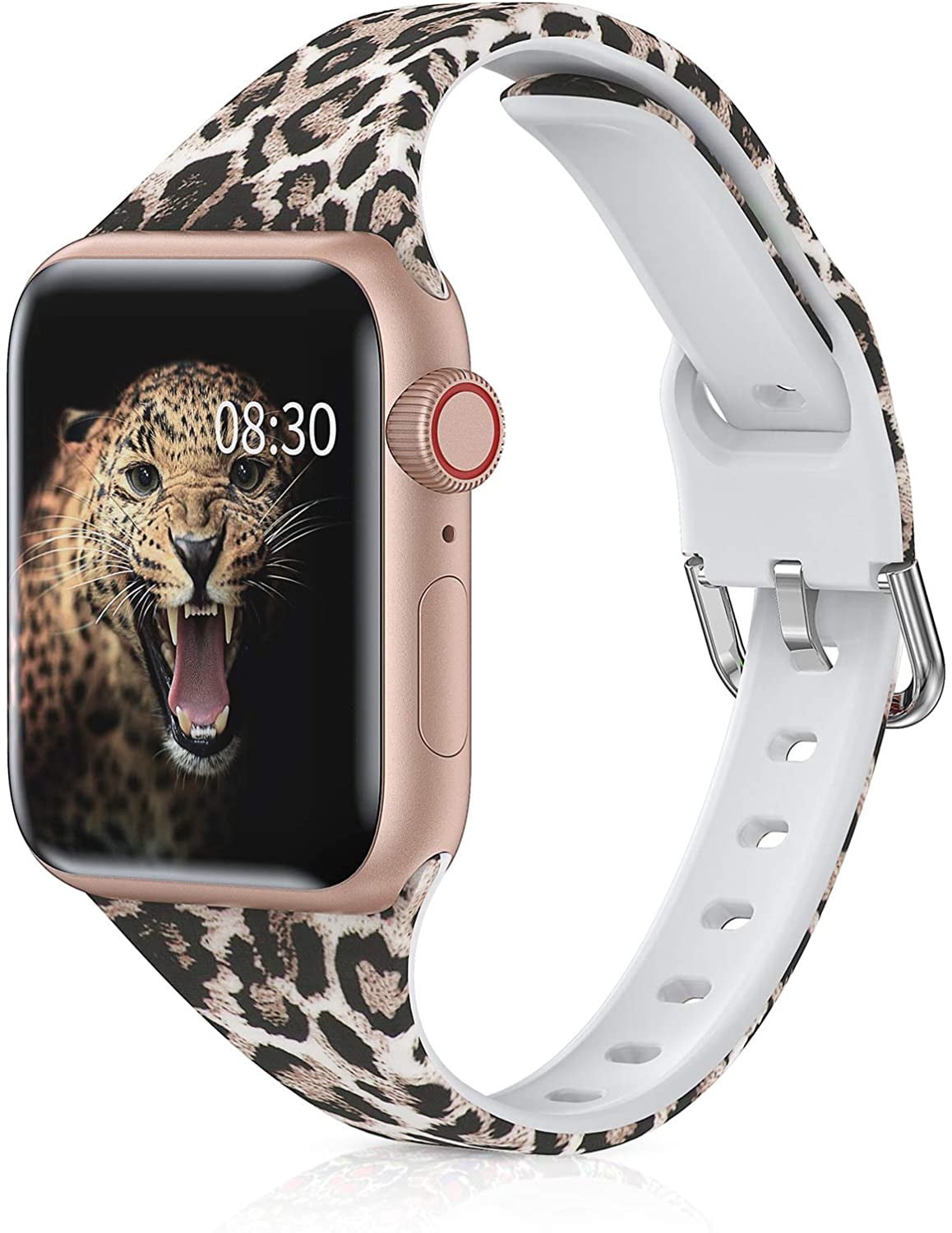 Wearlizer Printed Band Compatible with Apple Watch Bands 44mm 42mm Women  Men, Slim Silicone iWatch Bands Wristbands | Walmart Canada