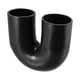 thumbnail image 1 of Manguera de silicona 76mm 3' Codo 180 Grados Negro Unique Bargains, 1 of 6