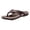 Khaki, variant on Men's Flip Flops Massage Slippers Arch Support Footbed Orthopedic Thong Sandals Water Beach Slip on Slides Shoes Red Size 9