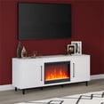 thumbnail image 4 of Henn&Hart 68"W Mid-Century Engineered Wood TV Stand in White Finish, 4 of 9