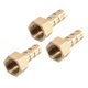 thumbnail image 1 of Adaptador de conector de manguera Barb de latón 8mm x G1/4 hembra 3 pcs, 1 of 4