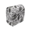 thumbnail image 1 of Paisley Stand Mixer Cover, Minimalist Oriental Florets Leaves Dark Colors Iranian Culture Featured Image, Kitchen Appliance Organizer Bag Cover with Pockets, 5 Quarts, Grey and White, by Ambesonne, 1 of 4