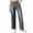 Gray, variant on purcolt Womens Wide Leg Jeans High Waisted Casual Denim Pants Stretchy Baggy Jeans