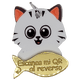 thumbnail image 1 of TQR BY FAKIRGEEK Placa DE IDENTIFICACIÓN Inteligente para Mascotas QR para Gato- GATO Etiqueta DE IDENTIFICACIÓN Accesorios Dije para Collar DE MASCOTA (BLANCO), 1 of 9
