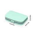 thumbnail image 3 of Kadlawus Up To 65% Off Portable Drug Box Mini Drug Box Business Trip Travel Loading Drug Box Pills Pills Drug Box Inner Compartment Easily Removable Sealed With Silicon Strips, 3 of 7