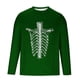 thumbnail image 5 of Blusas y camisas de manga larga con cuello redondo para hombre, moda informal, estampado, deportivas, de manga larga, cuello redondo, blusas, camisas para hombre, blusa de poliéster, 5 of 5