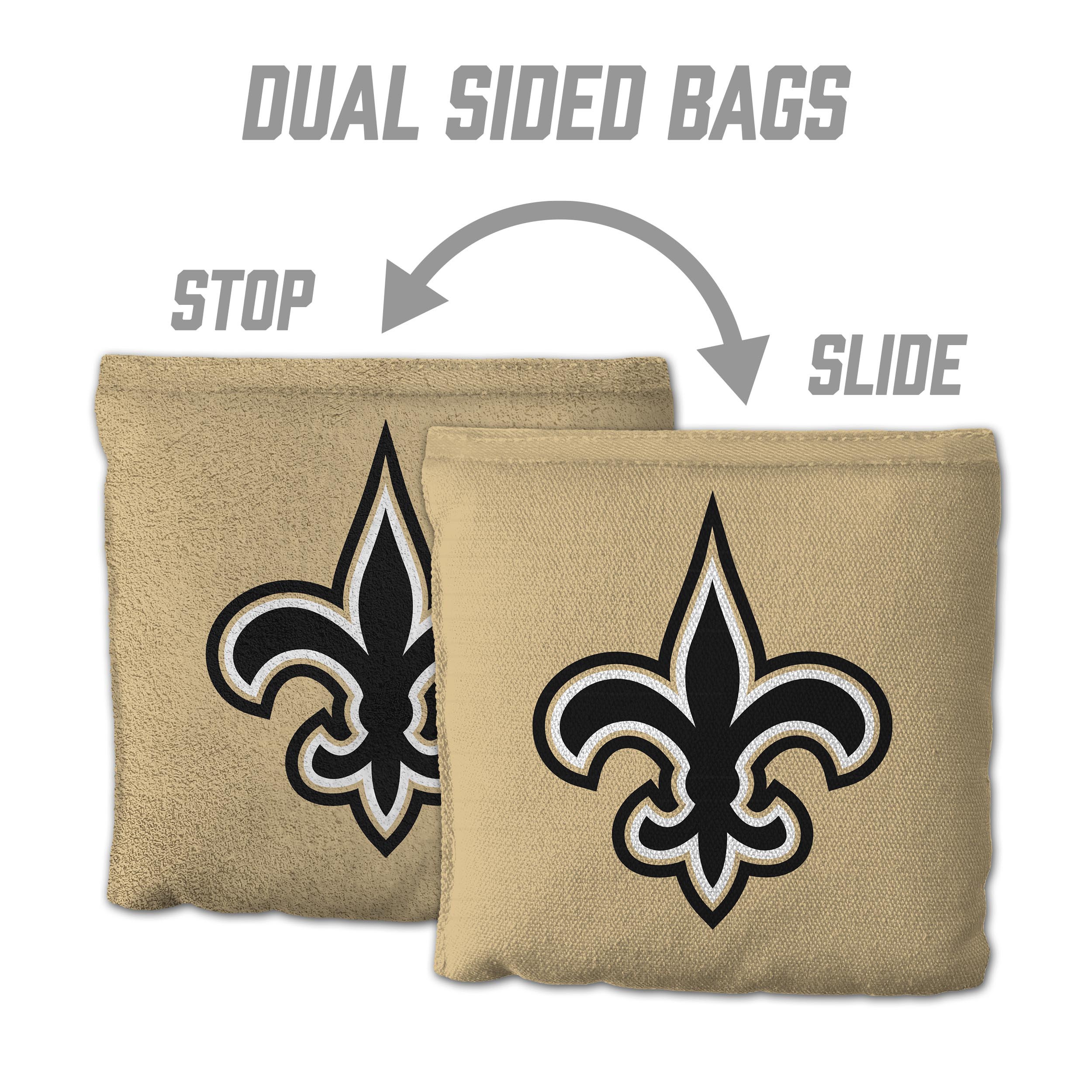 New Orleans Saints 8pk Licensed Cornhole Bags