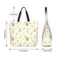 thumbnail image 5 of Rateoe Gold Christmas Tree Tote Bag - Waterproof Lightweight Handbags Travel Shoulder Bag for Hiking Yoga Gym Swimming Travel Beach, 5 of 8
