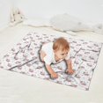 thumbnail image 2 of White Cartoon Unicorn Star Pattern Blanket,Comfortable Soft Flannel Throw Blanket,All Season,Warm Lightweight Blankets for Sofa Bed Couch Living Room Chair,30"x40", 2 of 4