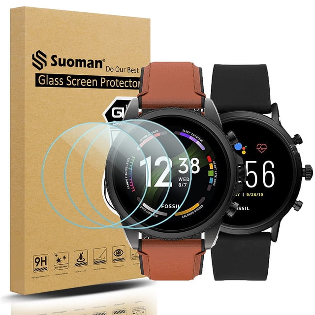 Protector de pantalla Suoman, paquete de 3 unidades, para Carlyle HR de Fossil Gen 5/6