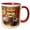 Red/White, variant on 3drose, Washington, Methow Valley, Classic Truck - Us48 Rti0138 - Rob Tilley, 11oz Two-tone Green Mug