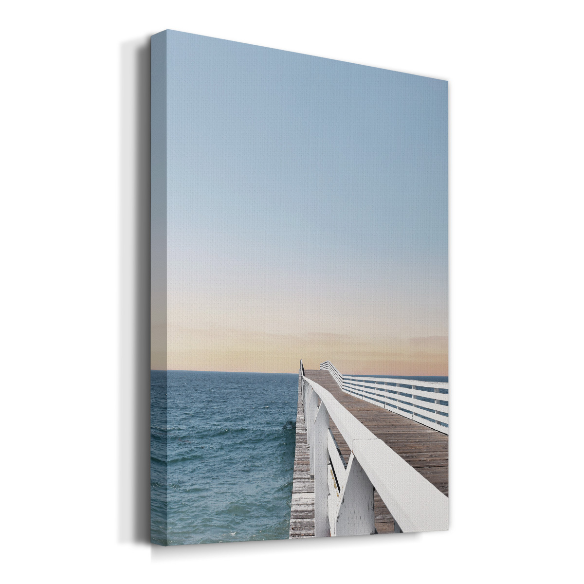 Day at the Pier Premium Gallery Wrapped Canvas - Ready to Hang