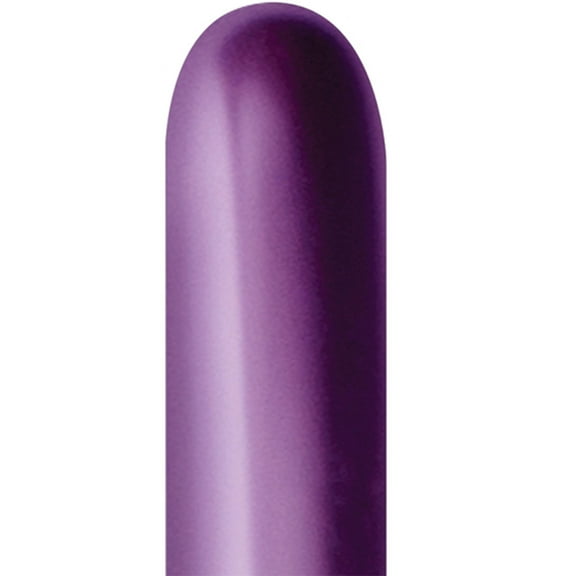 260B Sempertex Reflex Violet Latex Entertainer Balloons (50 Pack) - Party Supplies Decorations