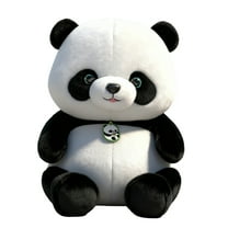 10" Panda Bear Stuffed Animal Plush Toy Cute Soft Body Doll Pillow Kawaii Small Panda Ideal Gift for Birthday Valentines Christmas
