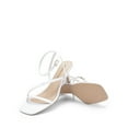 thumbnail image 5 of Women's Square Toe Stiletto Heels with PU-Covered Latex Insole, 5 of 7