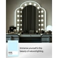 thumbnail image 3 of Sunco 4 Pack Vanity Globe Light Bulbs G25 LED for Bathroom Mirror, High Output 1000 LM, 100W Equivalent 11W, 5000K Daylight, Dimmable, E26 Base, Round Frosted Decorative Bulb, 3 of 5